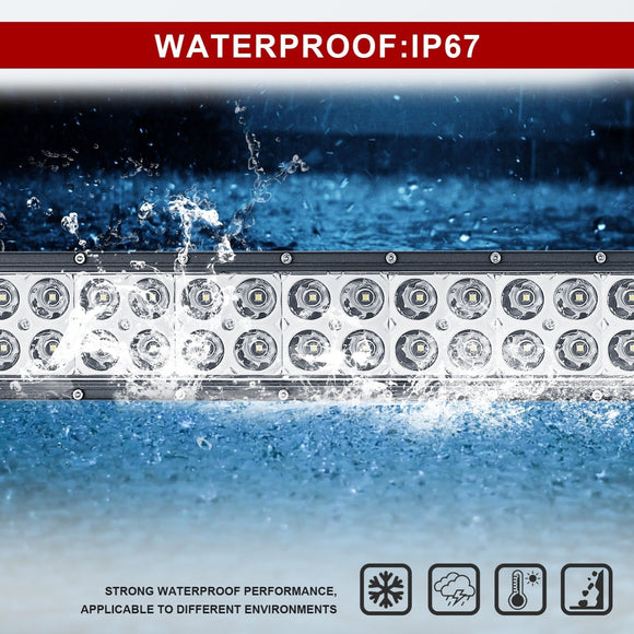 Off Road SUV Pickup ATV UTV 42" 240W Straight Spot Flood Combo LED Light Bar - WeiSen - LED006