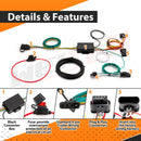 Plug&Play 4 - Pin Trailer Wiring Harness Kit for 2017 - 2023 Tesla Model 3 & 2020 - 2023 Tesla Model Y - WeiSen - 70206080