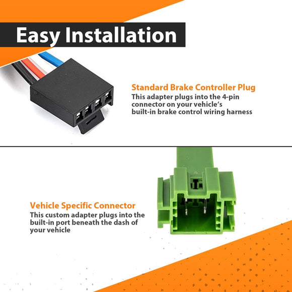 Plug&Play Brake Control Wiring Adapter for 2007 - 2021 Dodge Sprinter Freightliner Sprinter Mercedes - Benz Sprinter - WeiSen - 70208014