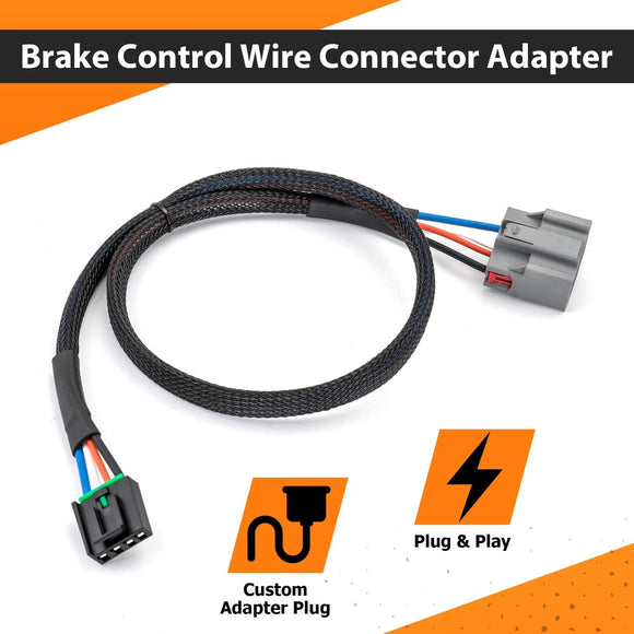 Plug&Play Brake Control Wiring Adapter for 2008 - 2016 Ford F250 350 450 550 Expedition E150 E250 E350 E450 Lincoln Navigator - WeiSen - 70208012