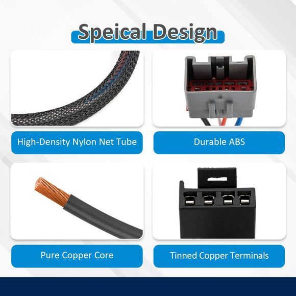 Plug&Play Brake Control Wiring Adapter for 2009 - 2025 Ford Bronco Expedition F150 - 550 Lincoln MKT Navigator - WeiSen - 70208006