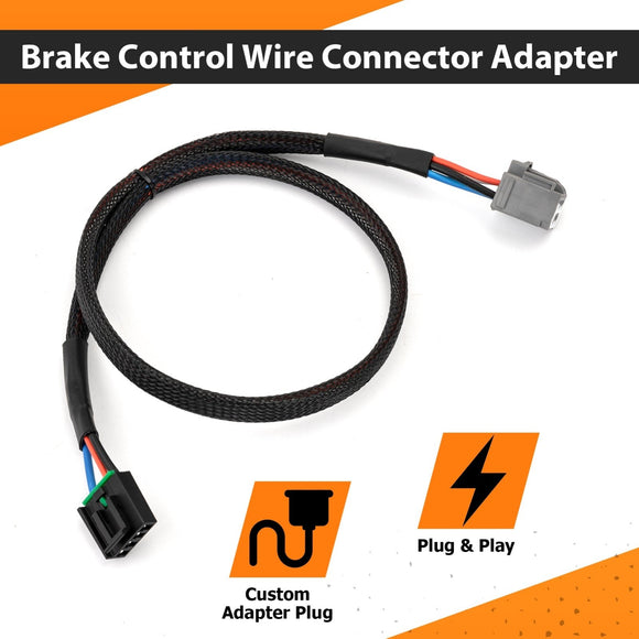 Plug&Play Brake Control Wiring Adapter for 2011 - 2024 Jeep Wagoneer Cherokee Dodge Durango Chrysler Voyager Pacifica Grand Caravan - WeiSen - 70208013