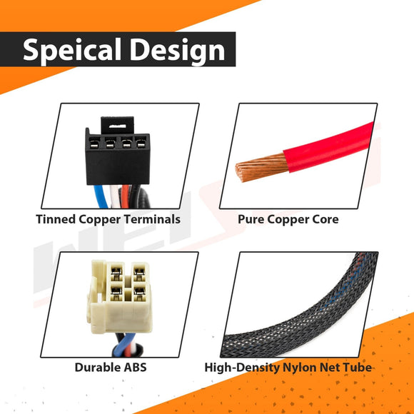 Plug&Play Brake Control Wiring Adapter for 2014 - 2024 Cadillac Escalade Chevrolet Silverado Tahoe & GMC Sierra Yukon - WeiSen - 70208009