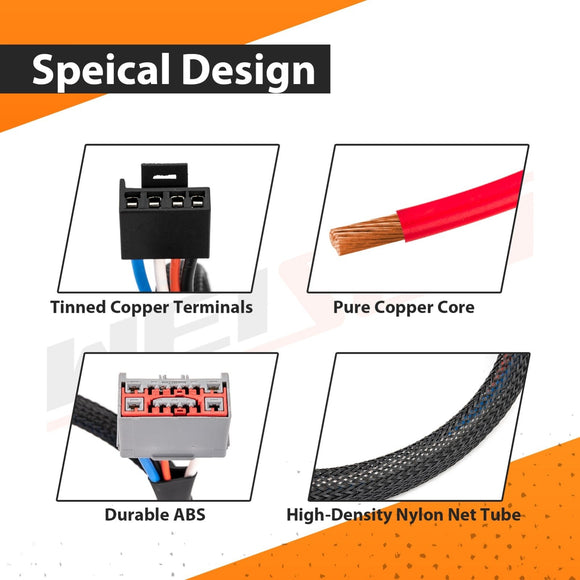 Plug&Play Brake Control Wiring Adapter for 2019 - 2024 Chevrolet Silverado 1500 2500 3500 & GMC Sierra 1500 2500 3500 - WeiSen - 70208008