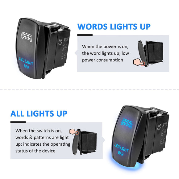 Polaris 3 Lead 14AWG & 18AWG Wiring Harness Kit with Pulse Power Bar Plug Connector for LED Lights - WeiSen - 80206019