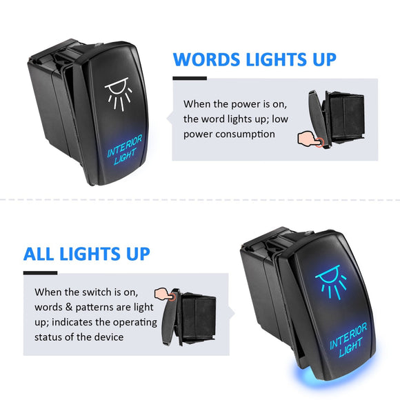 Polaris Interior Light Wiring Harness Kit W/ Pulse Power Bar Plug Connector - WeiSen - 80206017