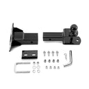Polaris Ranger 1000/Crew/Premium/Northstar/Kinetic UTV Front Receiver Hitch Kit w/ 2 - Inch Trailer Hitch 3 - in - 1 Ball Mount 5/8" Lock Pin Tightener - WeiSen - 8010701203