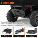 Polaris Ranger 1000/Crew/Premium/Northstar/Kinetic UTV Front Receiver Hitch Kit w/ 2 - Inch Trailer Hitch 3 - in - 1 Ball Mount 5/8" Lock Pin Tightener - WeiSen - 8010701203