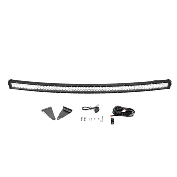 Polaris Ranger 570/900/1000 Fullsize Spot Flood Amber White Strobe 52" Curved 300w LED Light Bar - WeiSen - 80101013+70202021