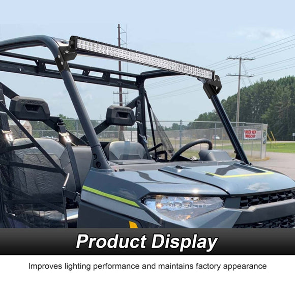 Polaris Ranger 570/900/1000 Pro - Fit Cage Roof 52" Light Bar Bracket Mounting - WeiSen - ZT088-A