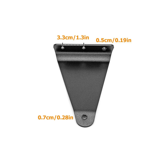 Polaris Ranger 900/1000/570 Fullsize Over Roof Bracket 52" Curved LED Light Bar Mount - WeiSen - ZT043