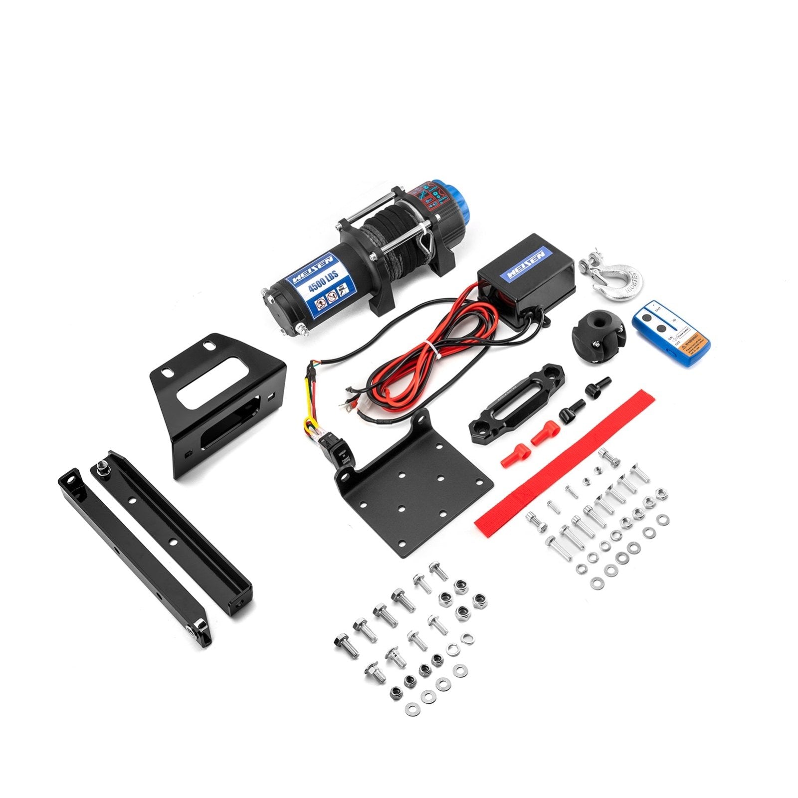 Polaris RZR 570/800/4 800/S 800 Wireless Remote Control 4500lb 12V Electric Winch Kit - Weisen