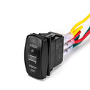 Polaris RZR 570/800/4 800/S 800 Wireless Remote Control 4500lb 12V Electric Winch Kit - WeiSen - 80310044