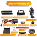 Polaris RZR 570/800/4 800/S 800 Wireless Remote Control 4500lb 12V Electric Winch Kit - WeiSen - 80310044