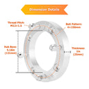 Polaris RZR 900 XP1000 Ranger 1000 XP 2Pcs UTV ATV 6061 Aluminum 1.0 Inch Wheel Spacer Adapter - WeiSen - 80403005