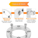 Polaris RZR 900 XP1000 Ranger 1000 XP 2Pcs UTV ATV 6061 Aluminum 1.0 Inch Wheel Spacer Adapter - WeiSen - 80403005