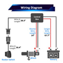 Polaris RZR 900/1000/XP Turbo General 1000 UTV ATV 4500lb 12V Electric Winch Kit - WeiSen - 80310028