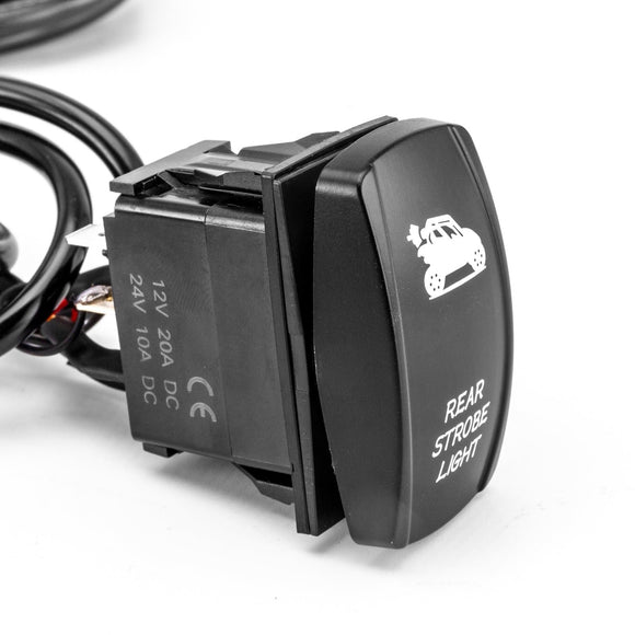 Polaris RZR Maverick X3 KRX1000 Multi - Function 36" Offroad LED Rear Chase Strobe Light Bar w/Brake Reverse Cargo Turn Signal Light - WeiSen - 80208004