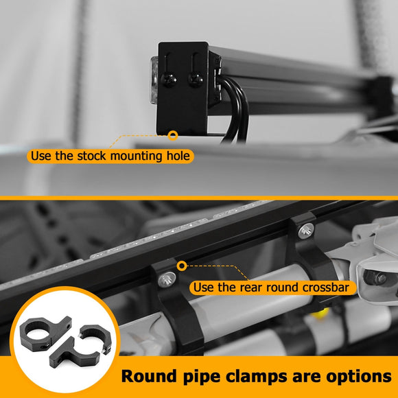 Polaris RZR Maverick X3 KRX1000 Multi - Function 36" Offroad LED Rear Chase Strobe Light Bar w/Brake Reverse Cargo Turn Signal Light - WeiSen - 80208004