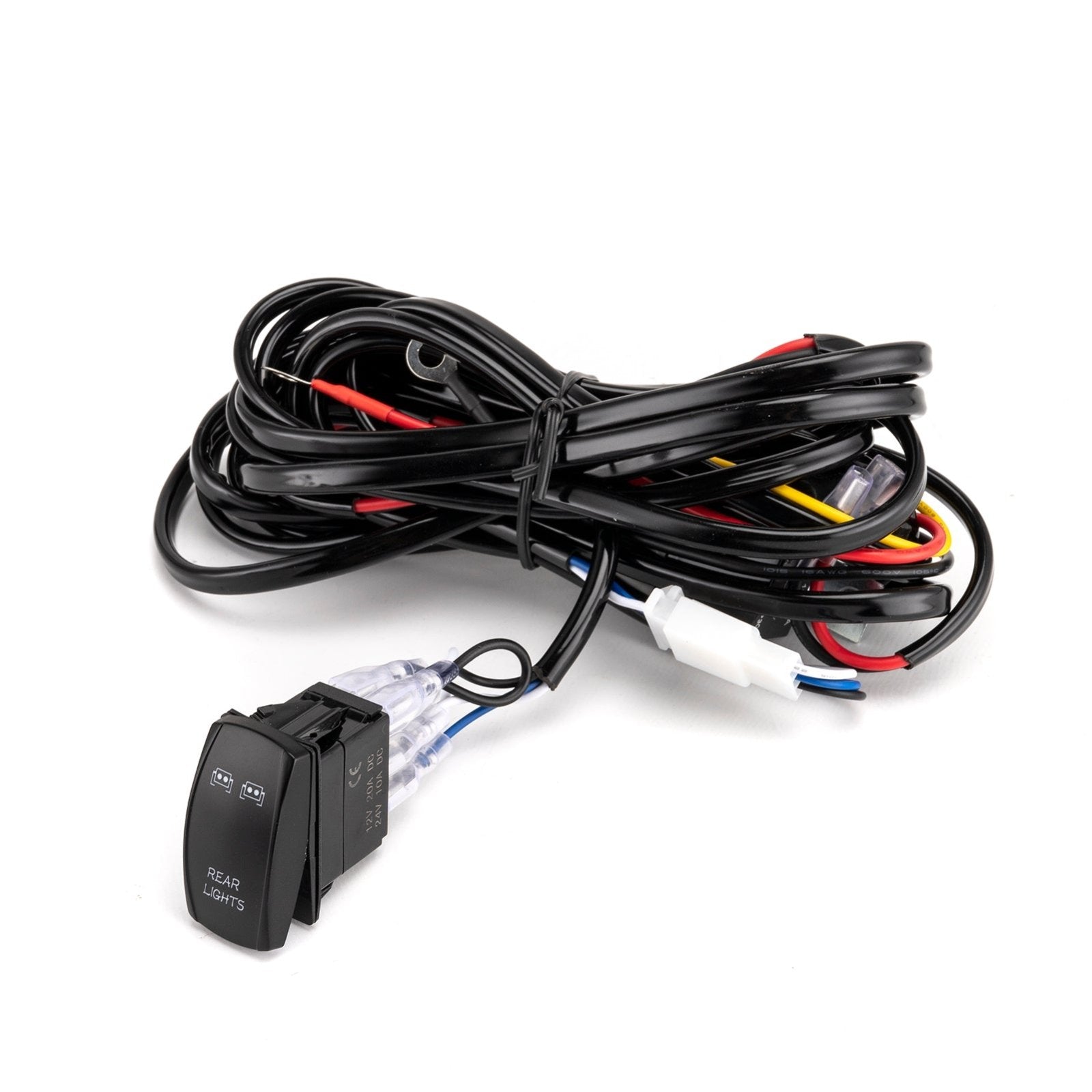 Polaris RZR Ranger General Can Am Maverick R/R Max UTV Key On Rear Light Wiring Harness Kit - Weisen