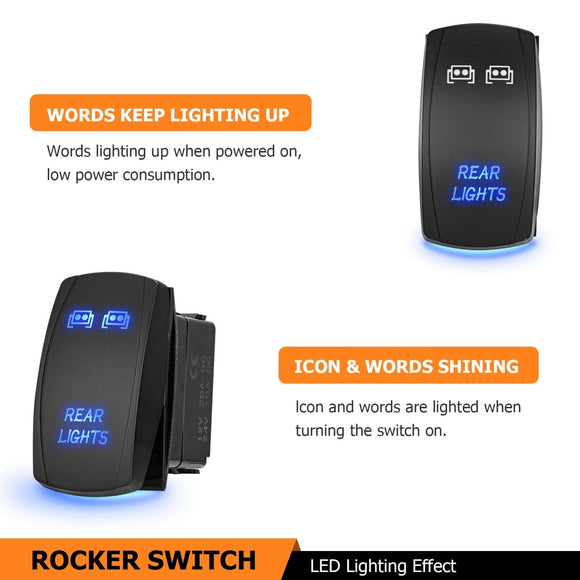 Polaris RZR Ranger General Xpedition w/ Pulse BusBar Plug&Play 2 Lead LED Light Wiring Harness Kit - WeiSen - 80206009