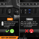 Polaris RZR Ranger General Xpedition w/ Pulse BusBar Plug&Play 2 Lead LED Light Wiring Harness Kit - WeiSen - 80206009