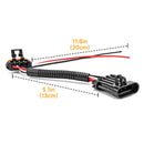 Polaris RZR S900/S1000/XP1000/PRO XP/Turbo R License Plate Tail Light Power Harness Plug - WeiSen - 80206005