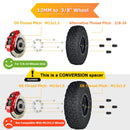 Polaris RZR XP1000/Turbo/Trail 900/Pro XP/RS1 | 2Pcs 1" 4x156 Wheel Spacers | 6061 - T6 Forged Aluminum - WeiSen - 80403022