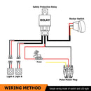 Polaris Wiring Harness Kit W/ Pulse Power Bar Plug Connector for LED Lights - WeiSen - 80206015