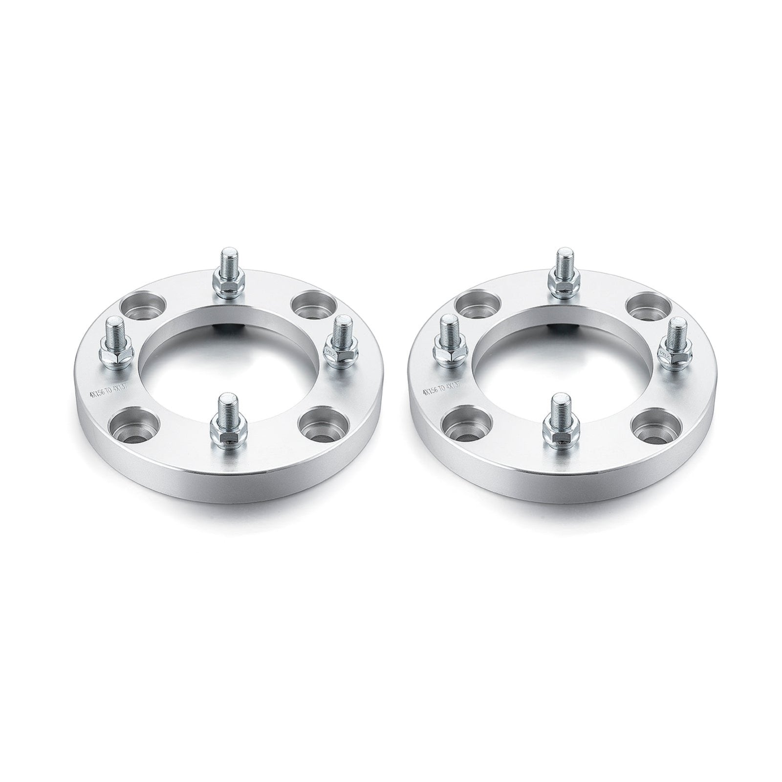 Polaris Yamaha Kawasaki 2Pcs 1.0" 1.25" Wheel Spacers 4x156 to 4x137 | 6061 - T6 Forged Aluminum - WeiSen - 80403021