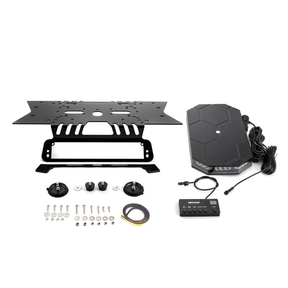 Roof Top Emergency Strobe Light Bar & Magnetic Mounting Bracket Kit for 2019-2024 Dodge Ram 1500 Classic / Dodge Ram 2500-5500 - WeiSen - 70105012