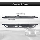 Running Boards Side Steps Rail Nerf Bars for 2009 - 2018 Dodge RAM 1500 Quad Cab & 2019 - 2023 Dodge RAM 1500 Classic Quad Cab 4door - WeiSen - JTB - 005
