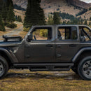 Running Boards Side Steps Rail Nerf Bars Heavy - Duty Steel for 2018 - 2023 Jeep Wrangler JL Unlimited 4 Door - WeiSen - JTB - 007