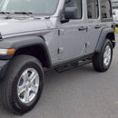 Running Boards Side Steps Rail Nerf Bars Heavy - Duty Steel for 2018 - 2023 Jeep Wrangler JL Unlimited 4 Door - WeiSen - JTB - 007