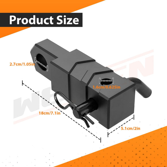 Shackle Hitch 2 Inch Receiver With 5/8" Pin Lock for Boat Trailers/Tow Trucks/RVs/Off - road - WeiSen - 70304036