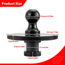 Steel 30000 lbs Gooseneck Ball King Pin Adapter Universal for Off - Road Truck ATV UTV SUV - WeiSen - 70304040