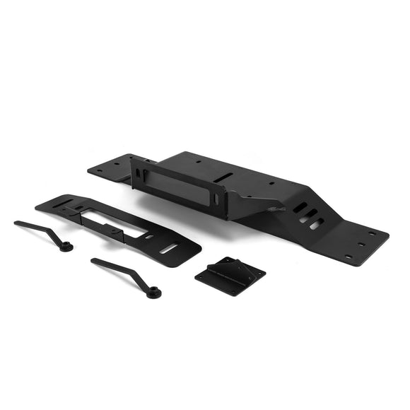 Steel Hidden Winch Mounting Bracket for 2009 - 2014 Ford F150 7th Gen with Factory Bumper - WeiSen - 70109004