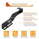 Subaru Crosstrek/Impreza/WRX/STI White&Amber Strobe 3.5 Inch LED Hood Hinge Ditch Light Pods w/ Wiring Harness Kit - WeiSen - 70104046+70201013