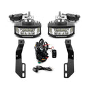 Subaru Crosstrek/Impreza/WRX/STI White&Amber Strobe 3.5 Inch LED Hood Hinge Ditch Light Pods w/ Wiring Harness Kit - WeiSen - 70104046+70201013