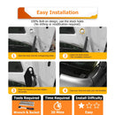 Subaru Crosstrek/Impreza/WRX/STI White&Amber Strobe 3.5 Inch LED Hood Hinge Ditch Light Pods w/ Wiring Harness Kit - WeiSen - 70104046+70201013