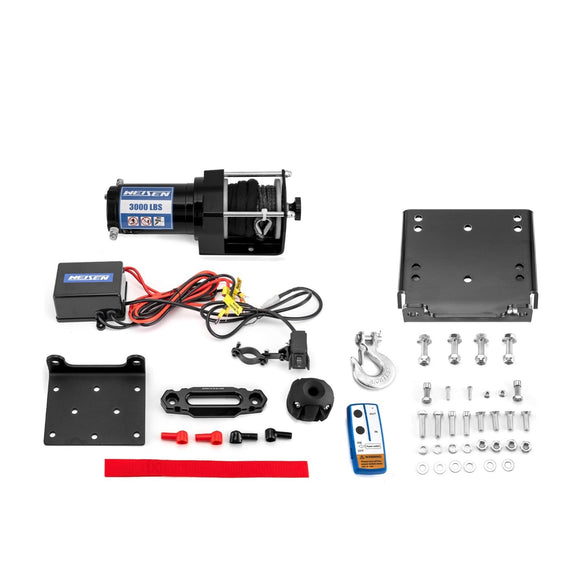 Suzuki King Quad 450/500 AXI/700/750 ATV 3000lb 12V Electric Winch Kit | Wireless Remote Control - WeiSen - 80310051
