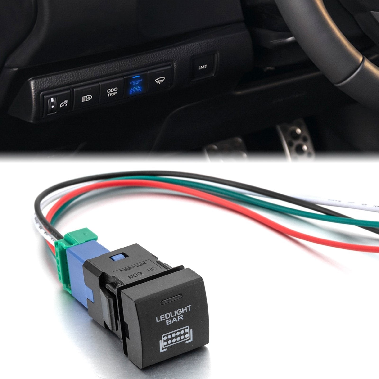 Toyota Land Cruiser/Corolla/Tacoma/Tundra/Yaris LED Lights Push Button Switch - WeiSen - 70204040