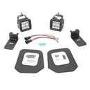 Toyota Tacoma Front Bumper Foglamp Mounting Brackets with 2Pcs 3 Inch 18W LED Fog Lights - WeiSen - ZT052+LED001+WI012