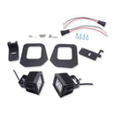 Toyota Tacoma Front Bumper Foglamp Mounting Brackets with 2Pcs 3 Inch 18W LED Fog Lights - WeiSen - ZT052+LED001+WI012