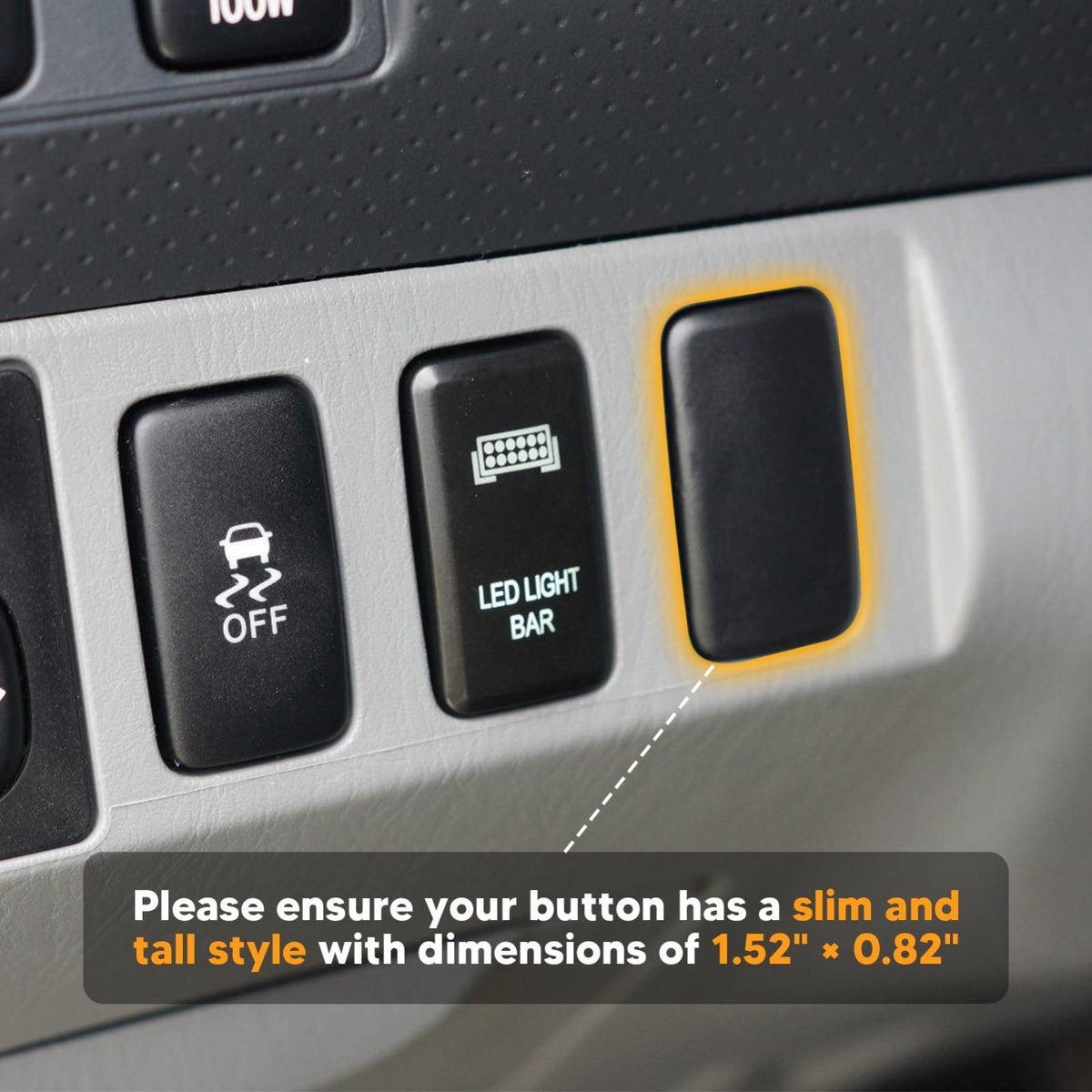 Tundra Rocker Switch Toyota Tacoma Tundra 4Runner LED Light Rocker Switch Push Button | Weisen