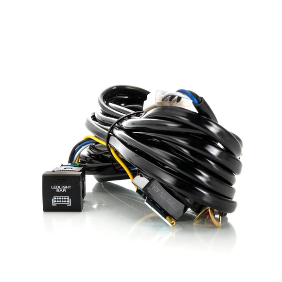 Toyota Tundra Tacoma 4Runner 16AWG LED Light Bar Push Button Switch Kit - WeiSen - 70203026
