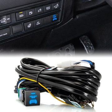 Toyota Tundra Tacoma 4Runner 16AWG LED Light Bar Push Button Switch Kit - WeiSen - 70203026