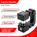 Universal Aluminum 68000lbs 3/4" D Ring Shackles with 7/8" Locking Pin for Off - Road Truck ATV UTV SUV - WeiSen - 70304035