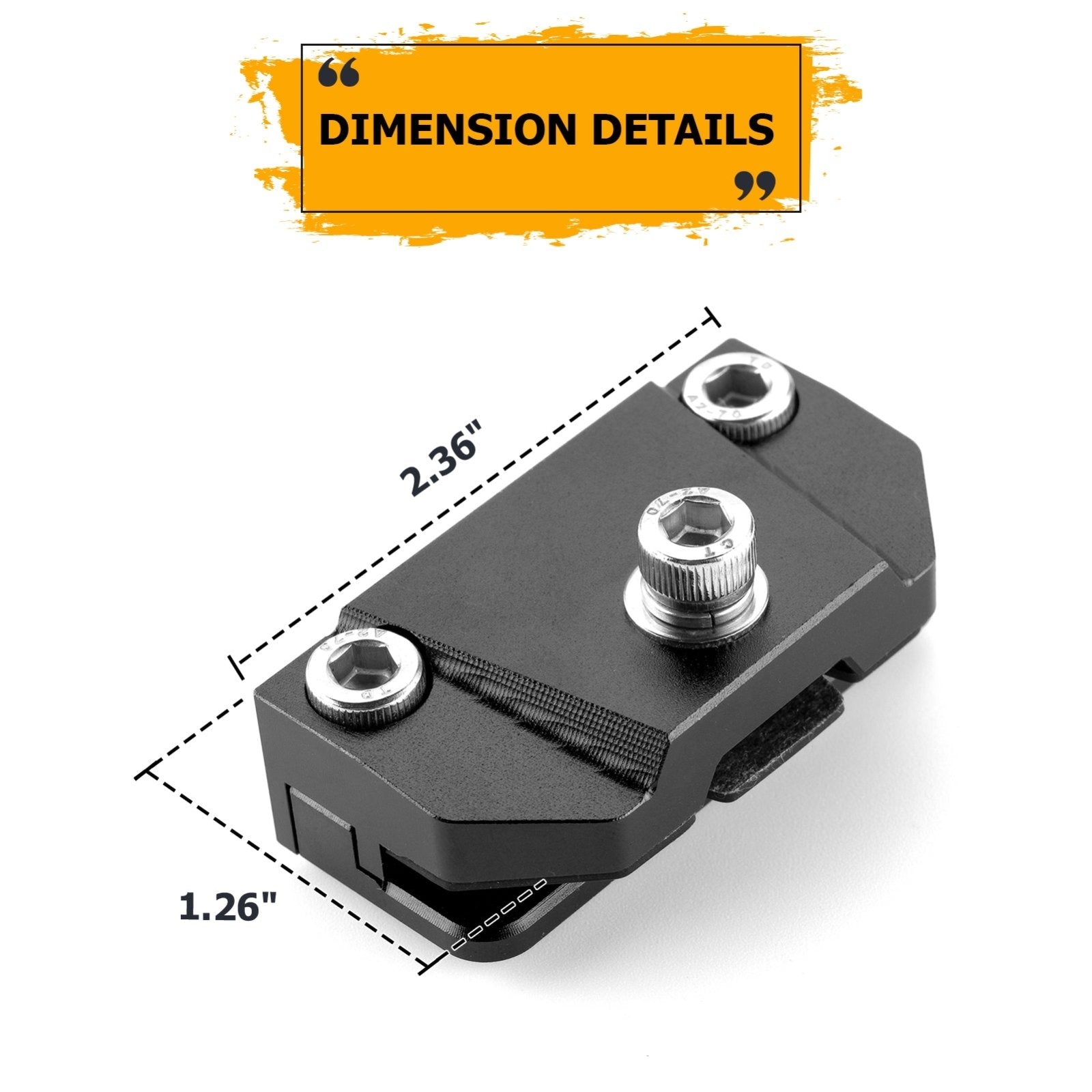 Universal for Ford Toyota Dodge Ram Hood Hinge 3" White & Amber Strobe LED Ditch Light Pod Kit - Weisen