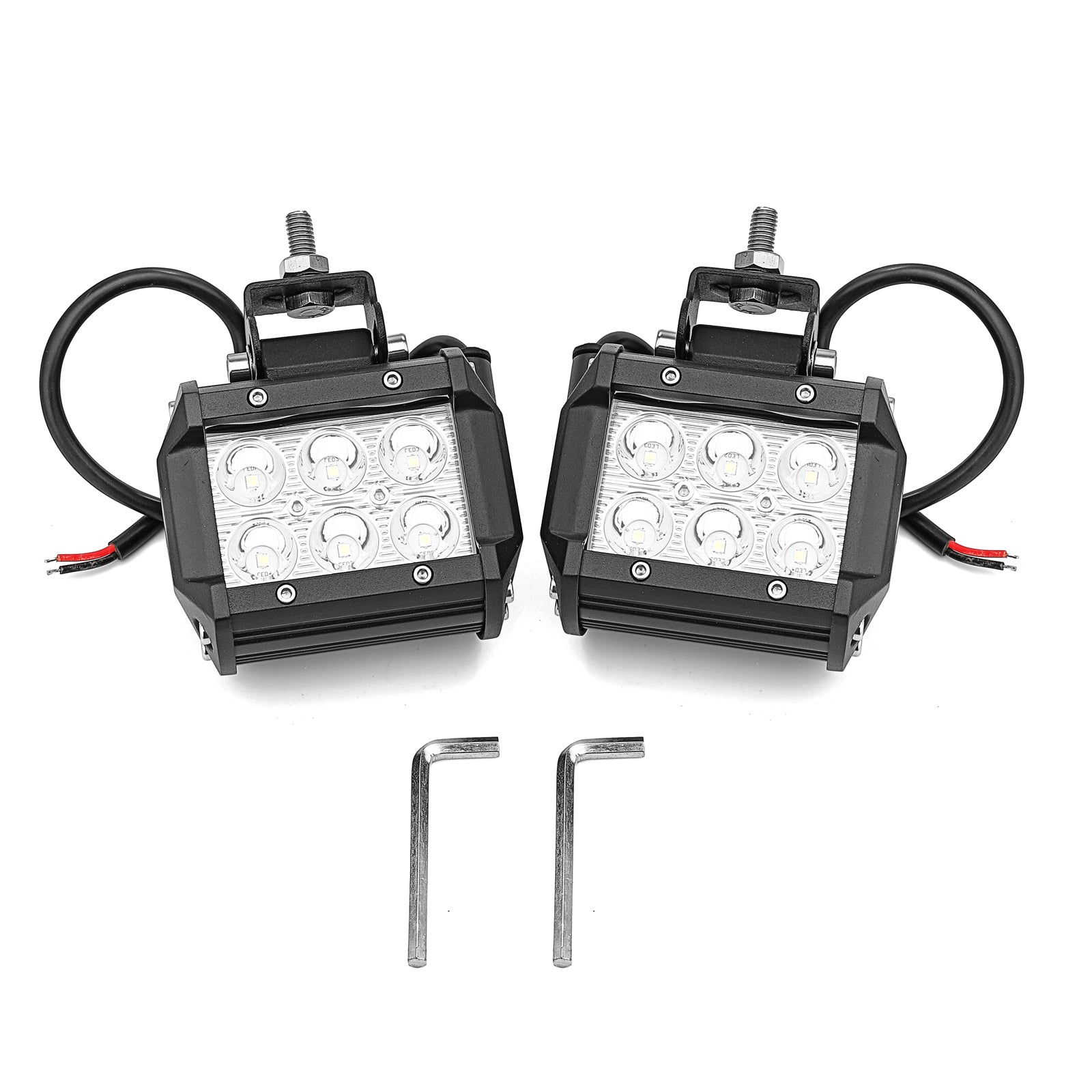 Universal Off - road ATV/UTV/Golf Cart 3" 18W LED Fog Lights Work Light Pods - WeiSen - 70201005